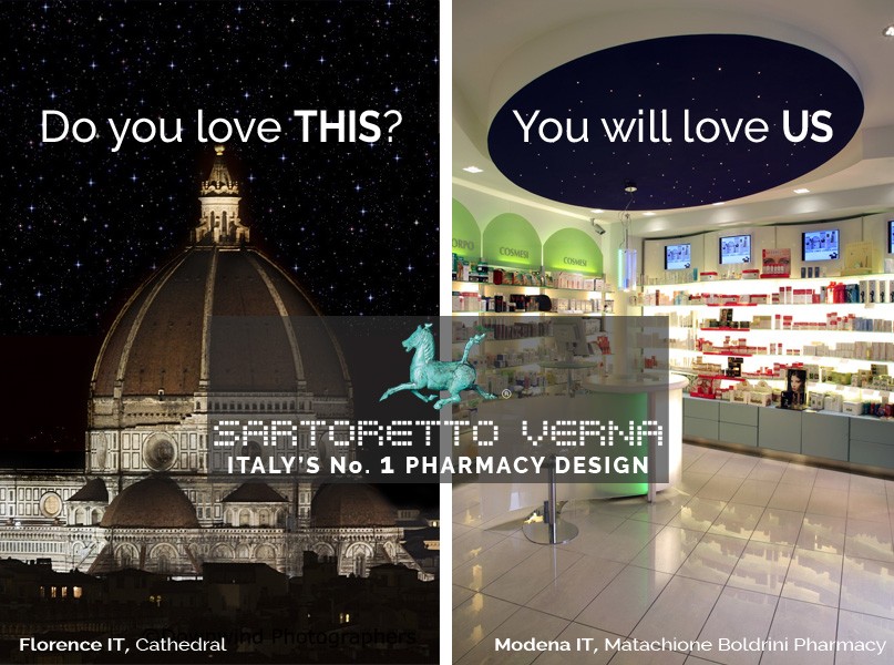 Sartoretto Verna Italy's No.1 pharmacy design
