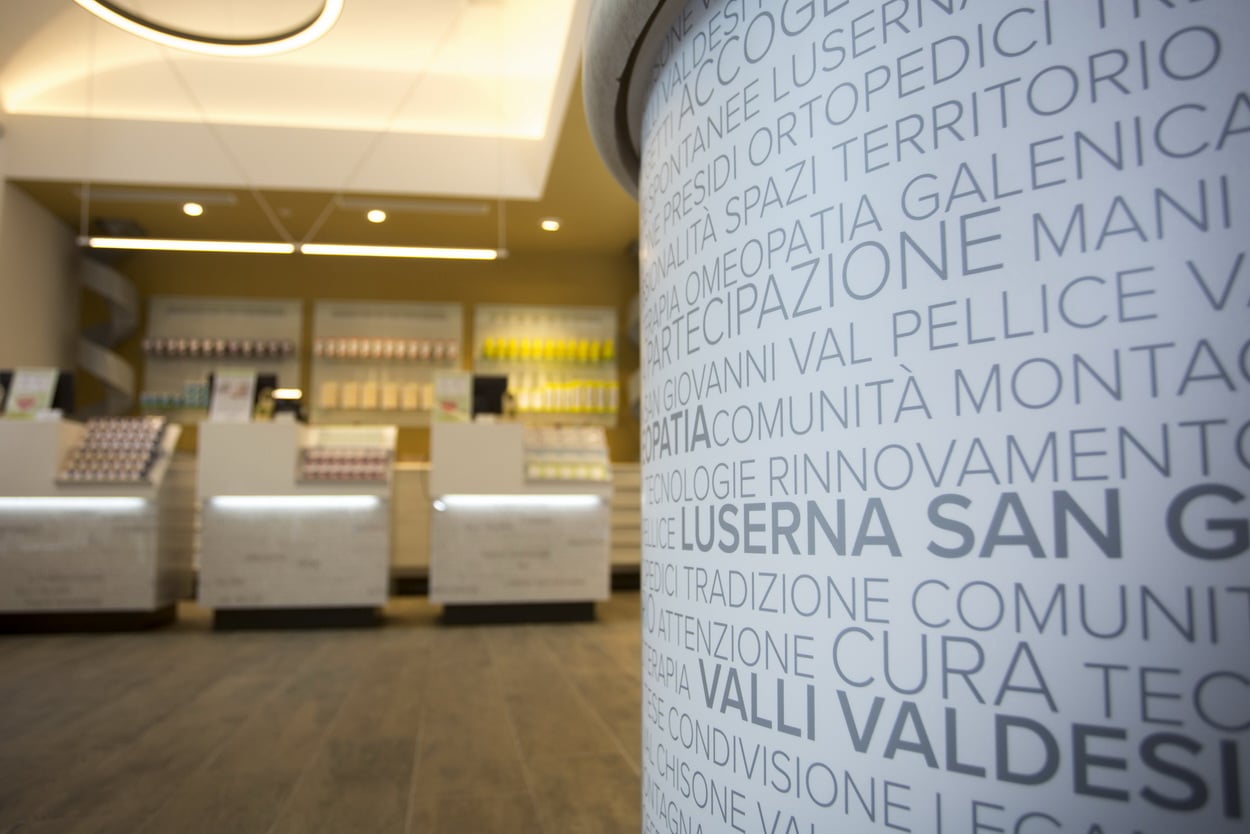 Pharmacy design Italy