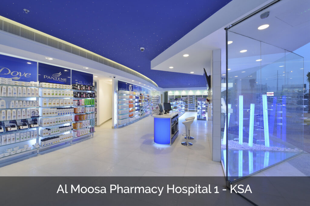 Gcc pharmacy design saudi arabia